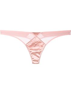 стринги с прозрачными панелями Fleur Du Mal