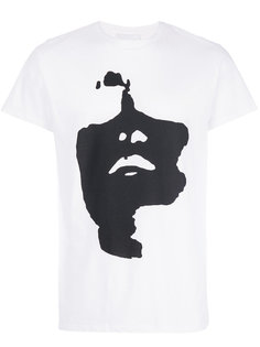 футболка с изображением лица Neil Barrett