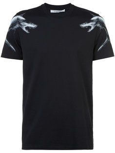 футболка прямого кроя с акулами Givenchy