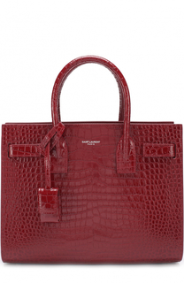 Сумка Sac De Jour Baby с тиснением Saint Laurent