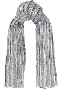 Шерстяной шарф с металлизированной отделкой Catya