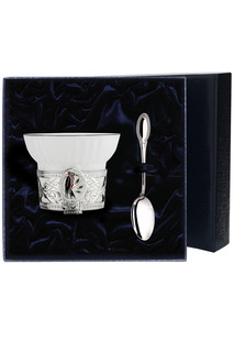 Чайная чашка "Дятел" Аргента