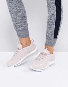 Розовые кроссовки-премиум Nike Air Max 97 - Кремовый