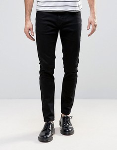 Черные супероблегающие джинсы с заниженной талией Rollas Stinger - Черный