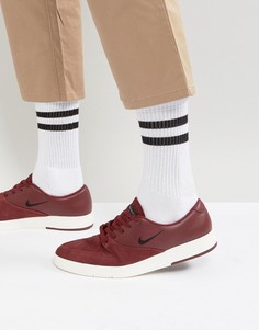 Бордовые кеды Nike SB Zoom P-Rod X 918304-601 - Красный