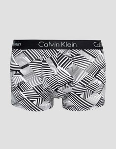 Эластичные хлопковые боксеры-брифы Calvin Klein - Черный