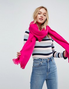 Розовый длинный мягкий шарф ASOS - Розовый