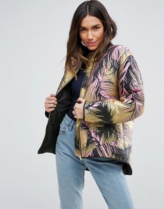 Жаккардовый бомбер с эффектом металлик ASOS Premium - Мульти