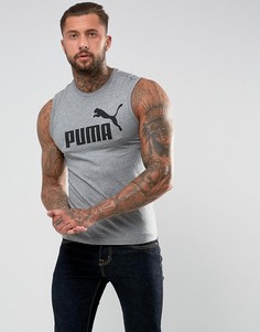 Серая майка Puma ESS No.1 83824003 - Серый