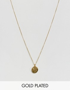 Ожерелье с круглой подвеской Ottoman - Золотой
