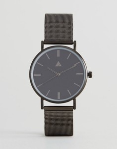 Часы с сетчатым ремешком ASOS - Серый