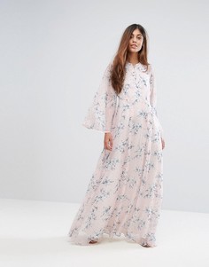 Платье макси с цветочным принтом Y.A.S - Мульти