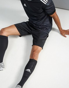 Шорты с однотонным логотипом adidas Football BQ6865 - Черный