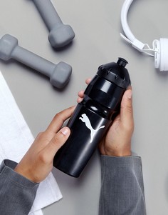 Черная бутылка для воды объемом 0,75 литра Puma Football 05272501 - Черный