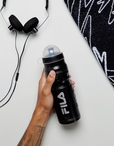 Черная бутылка для воды Fila - Темно-синий