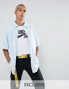 Свободная полосатая рубашка Reclaimed Vintage Inspired - Синий