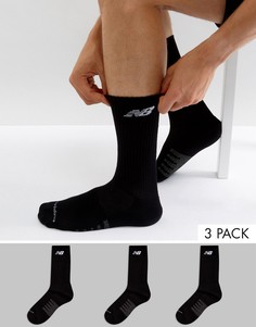 3 пары черных носков New Balance N5050-801-3EU BLK - Черный