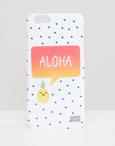 Чехол для iPhone 6 с ананасами Mr Gugu & Miss Go - Белый