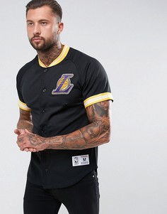 Сетчатая футболка Mitchell & Ness NBA L.A Lakers - Черный