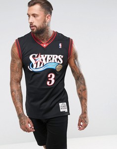 Майка Mitchell & Ness NBA Philidelphia 76ers Swingman - Черный