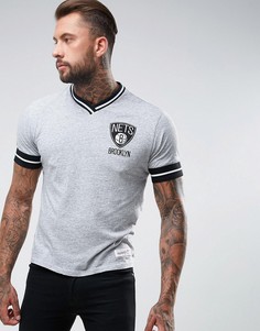 Футболка в винтажном стиле Mitchell & Ness NBA Brooklyn Nets - Серый