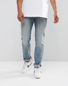 Светлые прямые джинсы Levis 501 Original Peter Island - Синий