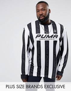 Черный трикотажный топ в стиле ретро Puma PLUS эксклюзивно для ASOS 57660201 - Черный