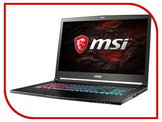 Ноутбук MSI GS73VR 7RF-280RU 9S7-17B112-280 (Intel Core i7-7700HQ 2.8 GHz/16384Mb/2000Gb + 256Gb SSD/nVidia GeForce GTX 1060 6144Mb/Wi-Fi/Cam/17.3/1920x1080/Windows 10 64-bit)