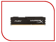 Модуль памяти Kingston HyperX Fury Black DDR3 DIMM 1333MHz PC3-10600 CL9 - 8Gb KIT (2x4Gb) HX313C9FBK2/8