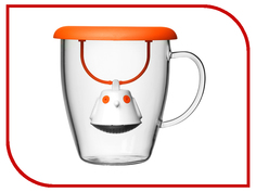 Кружка с емкостью для заваривания чая QDO Birdie Swing Nest Orange 567404