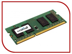 Модуль памяти Crucial PC3-12800 SO-DIMM DDR3L 1600MHz - 4Gb CT51264BF160BJ
