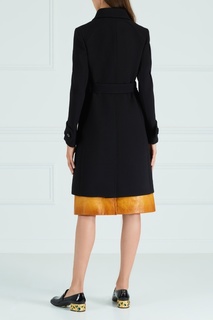 Шерстяное пальто Prada