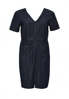 Платье джинсовое LOST INK CURVE DENIM DRESS WITH POCKETS & SLEF BELT