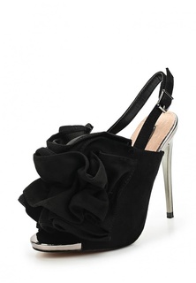 Босоножки LOST INK BEBE RUFFLE HEELED SANDAL