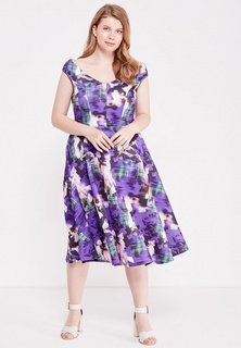 Платье Just Joan FIT & FLARE DRESS IN FLORAL PRINT