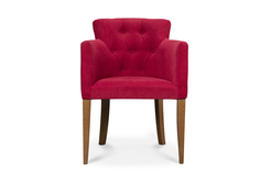 Кресло aron (myfurnish) красный 56x81x58 см.