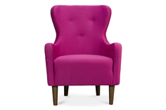 Кресло jezebel (myfurnish) розовый 69x99x73 см.