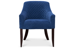 Кресло lexi (myfurnish) синий 66x83x65 см.