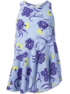 топ с цветочным принтом   P.A.R.O.S.H.