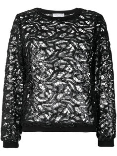 кружевной топ с пайетками  Si-Jay