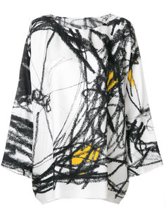 embroidered shift blouse Daniela Gregis