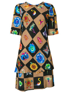 платье миди в ромбик  Etro
