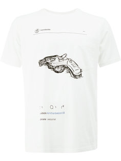 gun print T-shirt Takahiromiyashita The Soloist