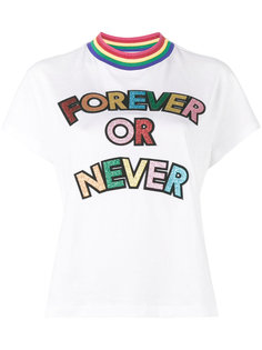 футболка с отделкой Forever or Never Mira Mikati