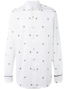 рубашка с вышивкой Paul Smith
