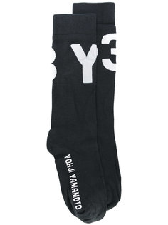 носки с принтом-логотипом Y-3