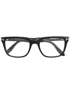 очки в квадратной оправе Tom Ford Eyewear