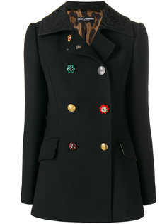 пальто с декоративными пуговицами  Dolce & Gabbana