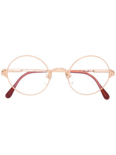 round framed glasses Fendi Vintage