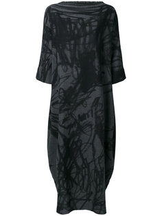 embroidered flared maxi dress Daniela Gregis